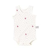 ミキハウス ホットビスケッツ (MIKIHOUSE HOT BISCUITS) ボディシャツ 70-2426-977 90cm 白×ピンク