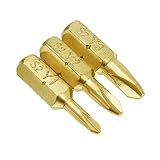 Sndy Broppe の 25 mm y1-Y3 Y 形ドライバービット1/4 インチ六角シャンク電気めっきブロンズ