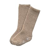 オーガニックコットン ベビー ふんわりパイル・ハイソックス 10-12cm (ブラウン)【ORGANIC GARDEN】NS8607