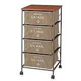 USメールチェスト４D (ベージュ （BE))