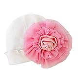 MIOIM® 超甘い ふわふわ 撮影 記念写真 秋冬 ユニセックス 花付き カットソー ベビー 子供 キッズ 帽子 キャップ