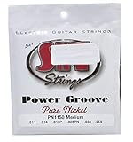 SIT STRINGS (エスアイティストリングス) エレキギター弦 PN1150 MEDIUM-LIGHT POWER GROOVE PURE NICKEL ELECTRIC