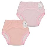 西松屋 2枚組6層トレーニングパンツ（ピンク無地） 【80cm・90cm・95cm・100cm】　90