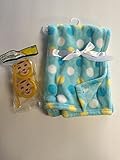 Snugly Baby Blanket (blue) plus a 2 Pack Snack Containers [並行輸入品]