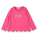 (ブランシェス) branshes ロゴデザイン長袖Tシャツ 100cm ピンク