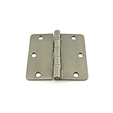 Deltana s35r4bb 3.5 " X 3.5 "ボール軸受1 / 4 "半径コーナーほぞ穴ヒンジ – Pai、 S35R4BB15A 1