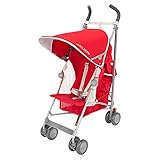Maclaren Globetrotter Pushchairs (Cardinal/White) - 2016 Range by Maclaren
