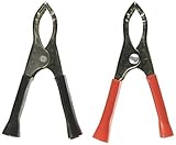 自動車用DealMux 2×メタルアリゲータークランプバッテリー30A黒赤テストクリップ