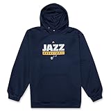 NBA Boys長袖アスレチックスポーツHoodie Sweatshirt with Frontカンガルーポケット S ブルー