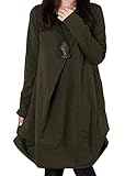 ガレット デ ロワ (galette des Rois) Li03 ワンピ ワンピース タック入 ゆったり コクーンシルエット ベーシック ラウンドネック ギャザー 無地 レディース Aライン チュニ