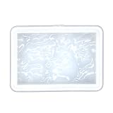 Nina 水面 シリコンモールド 1【 クリスタル 水紋 長方形 40×60mm】 ソフト レジン 樹脂 ネイル パーツ アクセサリー (シリコン シルエット モールド)