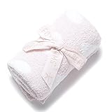 (ベアフットドリームス) BAREFOOT DREAMS ベビーブランケット dream receiving blanket Pink×White [並行輸入品]