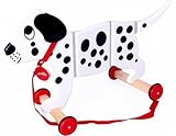 CHILDREAM Pull Dalmatiansベビーウォーカー木製おもちゃfor Boys and Girls