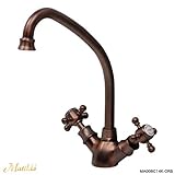 【Matilda】アメイジア・キッチン（ブロンズ） / Amasia Kitchen #ORB ネオ・アンティーク水栓 ブロンズ色 マチルダキッチン用ワンホール混合栓 クラシック蛇口 MA006C14