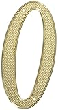 Stanley Hardware 57-9915 Brass 4" Metal House Numbers [並行輸入品]