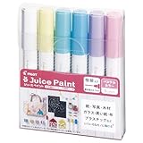 PILOT マーカー ジュースペイント EFパステル6C SJP120EF6CP