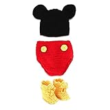 CA Mode(JP) 赤ちゃん　ラブリー　ベビー　フォト写真　プロップ　洋服　帽子　コスチューム　かぎ針編み