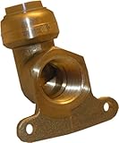 LASCO 19-8054 Magnagrip, Lead Free Brass Push Fit Fitting, Use On PEX, CPVC or Copper Pipe, 5/8-Inch
