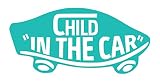 【全16色】人気!チャイルド イン カー ステッカー!Child in car Sticker /車用/シール/ Vinyl/Decal /バイナル/デカール/ステッカー/CIC-2 (ターコイズ) 