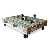 ヴィンテージ風 センターテーブル 120 Adore アドア ガラス テーブル キャスター キャスター付き アンティーク レトロ 北欧 ロータイプ 低め リビングテーブル 木製 天然木 桐 パレット ローテーブル おしゃれ 選択,ナチュラル