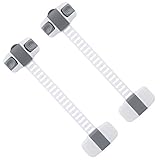 Excgood Child Safety Locks Toddler Adjustable Baby Proofing Childproof Latches Easy to Install Pre-T