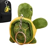 [Strmolt] ウミガメキーホルダー、ぬいぐるみキーホルダー - ビスタプリントぬいぐるみキーホルダー多目的動物ぬいぐるみキーホルダー,バッグアクセサリーチャーム愛らしいキーチェーンペンダントキーバックパック電話用