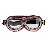 monkeyjack Men and Women Motorcycle Riding Glasses UV保護防塵ゴーグルブラウンフレームforアウトドアアクティビティスポーツ ff37c1f3379