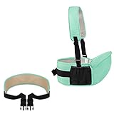 Happylifehere 抱っこひも ウエストキャリー ヒップシート 赤ちゃん ベビー 新生児 0-36ヶ月 出産祝い 負担軽減 疲れにくい 肩ベルト 付き 着脱しやすい ウエストポーチ タイプ T