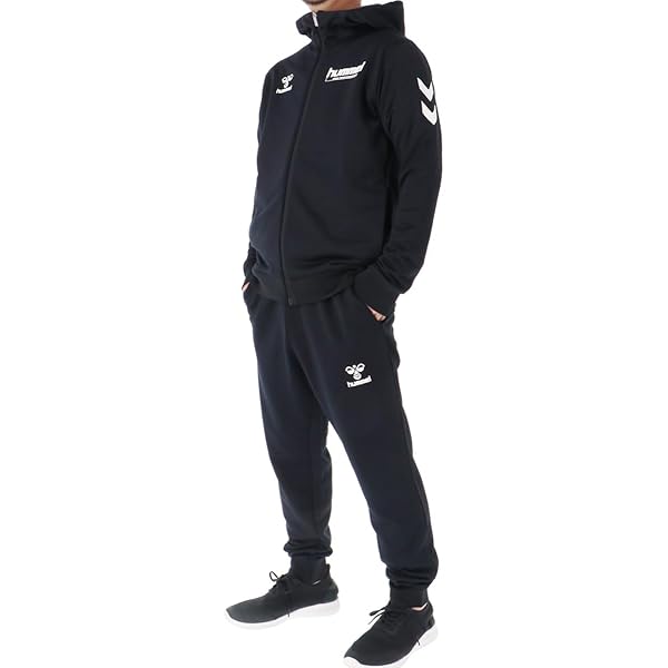 Amazon.co.jp: [ヒュンメル] スウェット メンズ 上下セット ロゴ