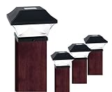 EZSolar QPP7-R2-BK-4 2X Brighter Basic Solar Post Cap, Set of 4 [並行輸入品]