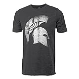 NCAA Michigan State Spartansヴィンテージシアー半袖Tシャツ、XXL、ダークヘザー