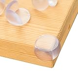 ＮiBao シリカゲル透明コーナークッション コーナーガード 赤ちゃんとご年配の方のケガ防止 テーブルや戸棚などの家具のエッジを保護して 粘着力が抜群 両面テープ付き 20個 セット（ボール形）