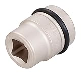 トネ(TONE) インパクト用インナーソケット 8A-19BA 差込角25.4mm(1") 二面幅19mm
