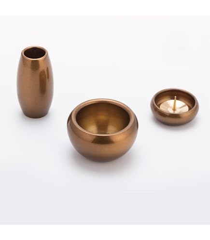Amazon｜【浄土真宗本願寺派 西】 仏具 木瓜菖蒲型五具足 3.0寸｜具足 
