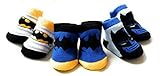 DC Comics Batman Baby Booties Set , 3 - Pack , 0 – 6ヶ月、ブルー、ブラック、ホワイト、イエロー