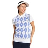 [キャロウェイ] レディース クルーネックニットベスト (ブランドロゴ・アーガイル柄) / ゴルフ / C24119202 1080_パープル