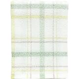 林(Hayashi) 大判バスタオル 約70×140cm リラックスチェック グリーン LO512704