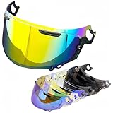 Wayocfei VAS-V MV シールド ラパイドネオ シールド プロシェード 適合：RX-7X アストラル-X アストロGX ラパイドネオ ベクター-X ASTRAL-X ASTRO-GX RAPAIDE-NEO VECTOR-X XD ヘルメット・バイザー 紫外線 吸収 バイクヘルメットアフターマーケット交換 (Gradient Green)