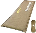Bears Rock ベアーズロック キャンプ マット 厚さ 8ｃｍ モカスエード＆ブラック 自動膨張式 フィットキーパー Fit Keeper インフレータブルマット MT-108F
