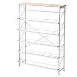 山善(YAMAZEN) シューズラック ホワイト 幅75 RTS-75(WN/WH2)