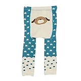 タイツ キッズ ニットレギンス コットン 動物 0-4歳 子供タイツ 秋 多色 子供 highdas No.4 M/2-4歳