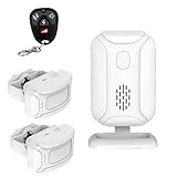 Baoblaze 4個/セット　ドアベル　アラーム　チャイム　ドア　赤外線　センサー　3モード　ウェルカムモード　アラームモード　ドアベルモード　セキュリティ　