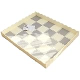 子供用フェンスクロールマット、ベッドルームステッチフォームクライミングマット、家庭用泡クッション30 * 30 * 1.4cm