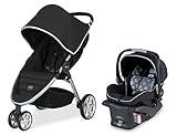 Britax(ブライタックス) 2014 B-Agile ＆ B-Safe トラベルシステム ストローラー ベビーカー＆チャイルドシート (ブラック)【並行輸入品】+NONOKUROオリジナルハンドタ