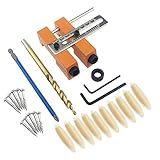 B Blesiya ジグ 9.5mm 斜め口 穴あけガイド　調整可能　範囲：0-80mm / 0-3インチ 付属品付き