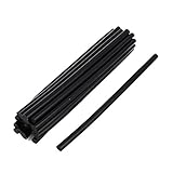 uxcell　グルースティック　プラスチック　ブラック　24 個