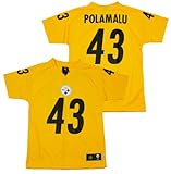 NFLピッツバーグスティーラーズ# 43トロイ・ポラマルYouthパフォーマンスファッションTee