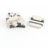 uxcell　フラットケーブルコネクタ　FFC FPCリボンソケットコネクタ　ボトムポート　10個　16ピン　0.5mmのピッチ