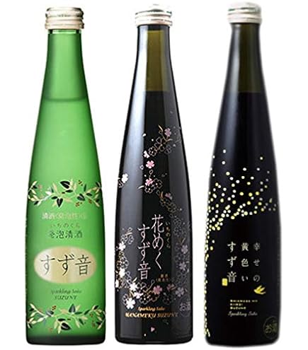 すず音 日本酒 緑色ボトル300ml12本 すず音 一ノ蔵 低アルコール スパークリング清酒 300ml 12本入り 1
