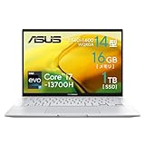 ASUS ノートパソコン Zenbook 14 UX3402VA 14型 インテル第13世代 Core i7-13700H メモリ16GB 